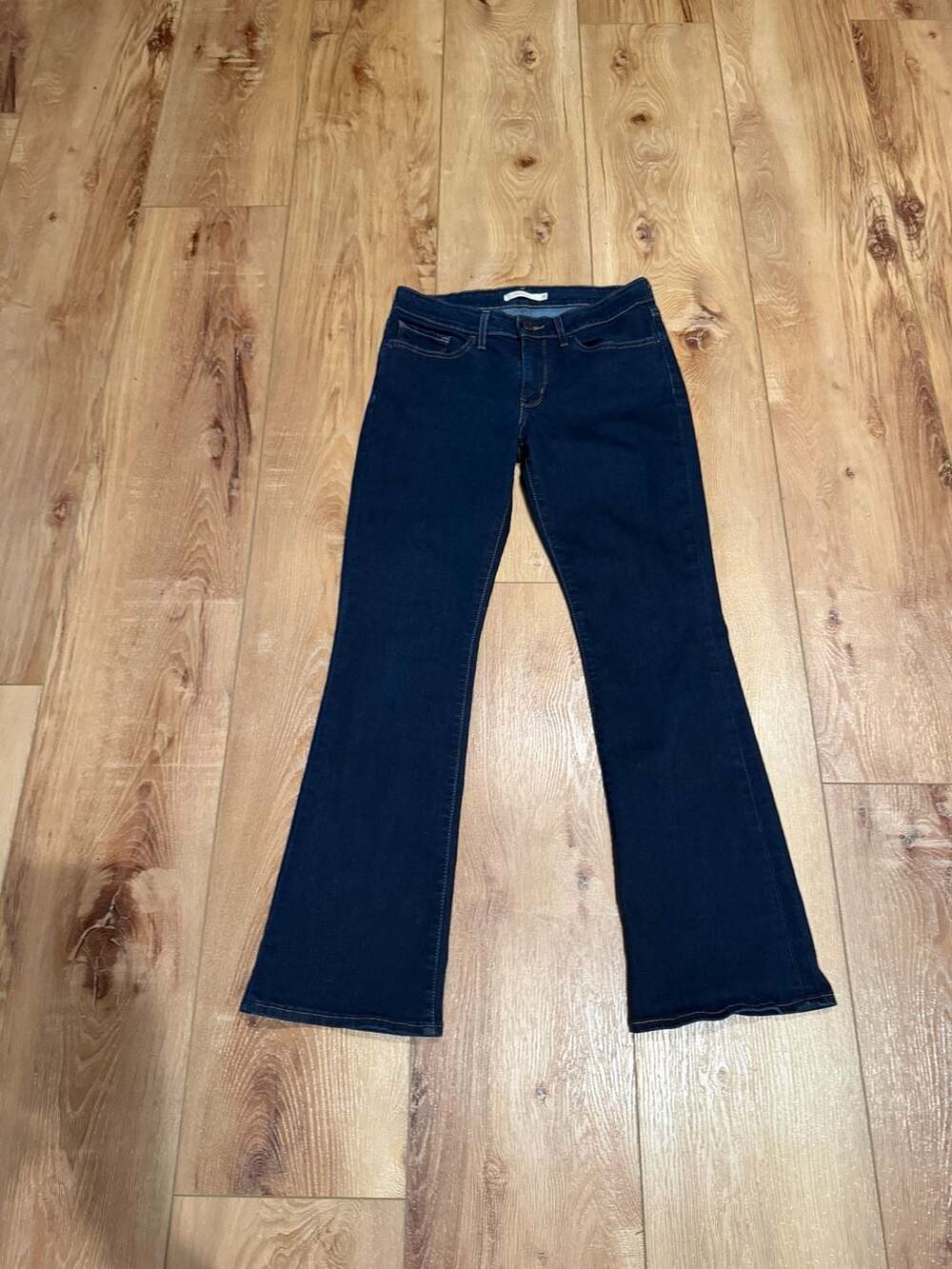 Levi's 715 Bootcut Jeans Size 30 Dark Wash Denim